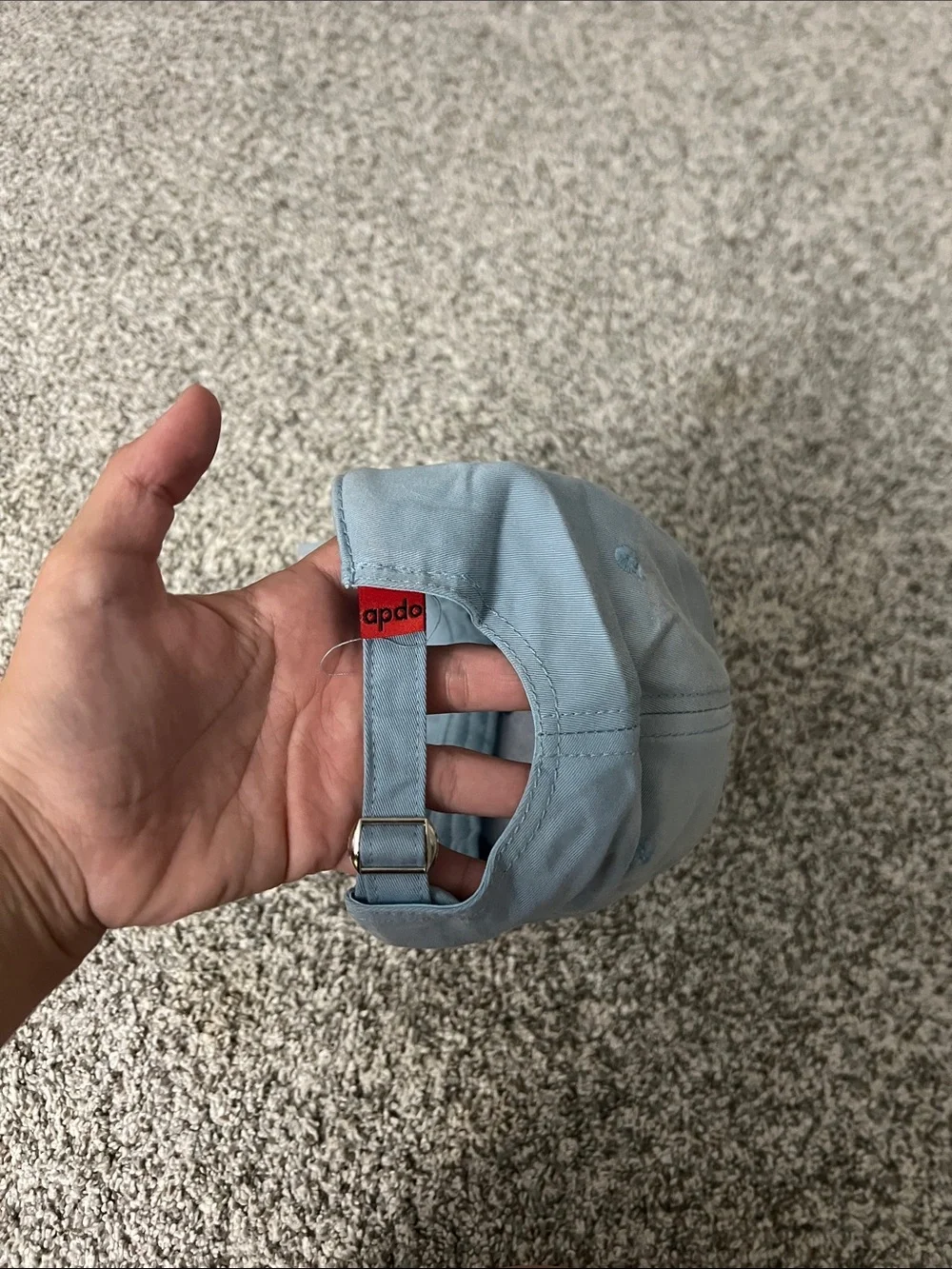 Australia Embroidered Light Blue Kids Cap